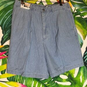 NWT Outer Rim Mens Blue Chambray Denim Camping Outdoor Spring Summer Fall Shorts